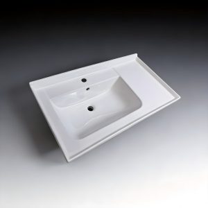 Supply & OEM One-piece Rectangular Ceramic Vanity Top Furniture Basin | cUPC CE UKCA WaterMark Certified TAITAO-LV11249