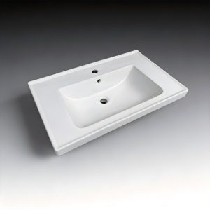 Wholesale & OEM Ceramic Vanity Washbasin Mid edge Cabinet Basin cUPC CE UKCA WaterMark Certified TAITAO-LV11531